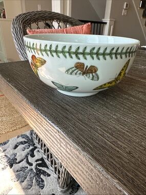Portmerion collectible botanic butterfly bowl excellent 6D